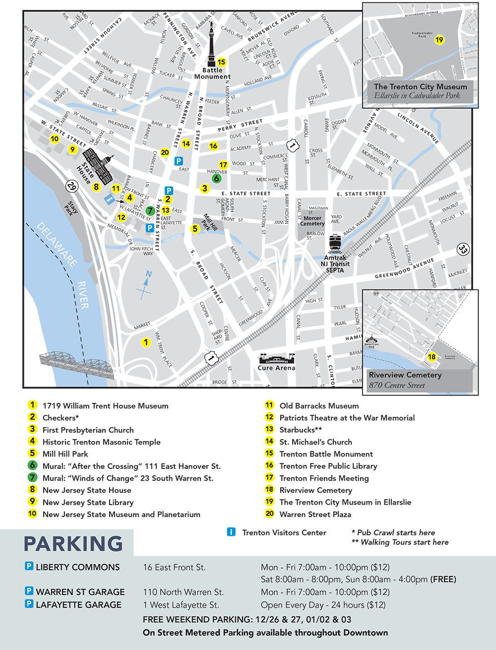 Events and Parking Map